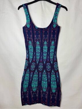 Guess by Marciano body-con metallic mini dress